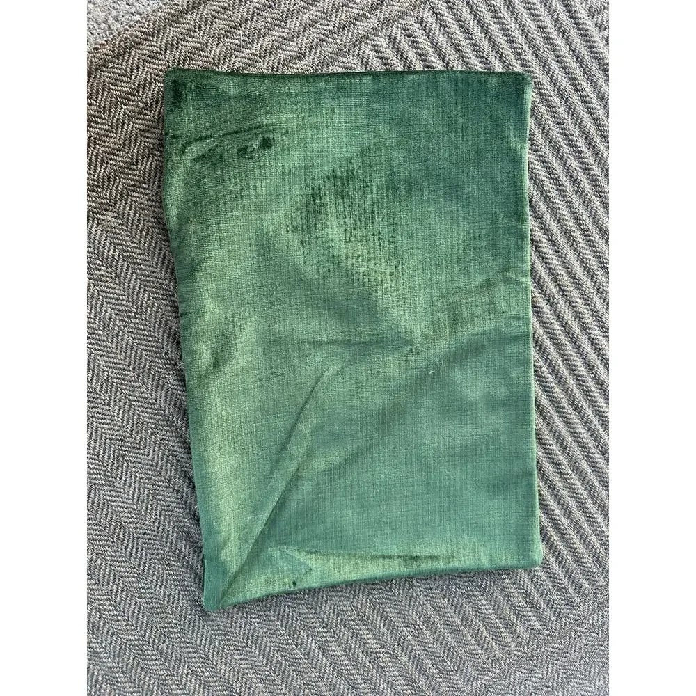 12x18 green velvet pillow cover NEW luxury home decor handmade USA glam throw